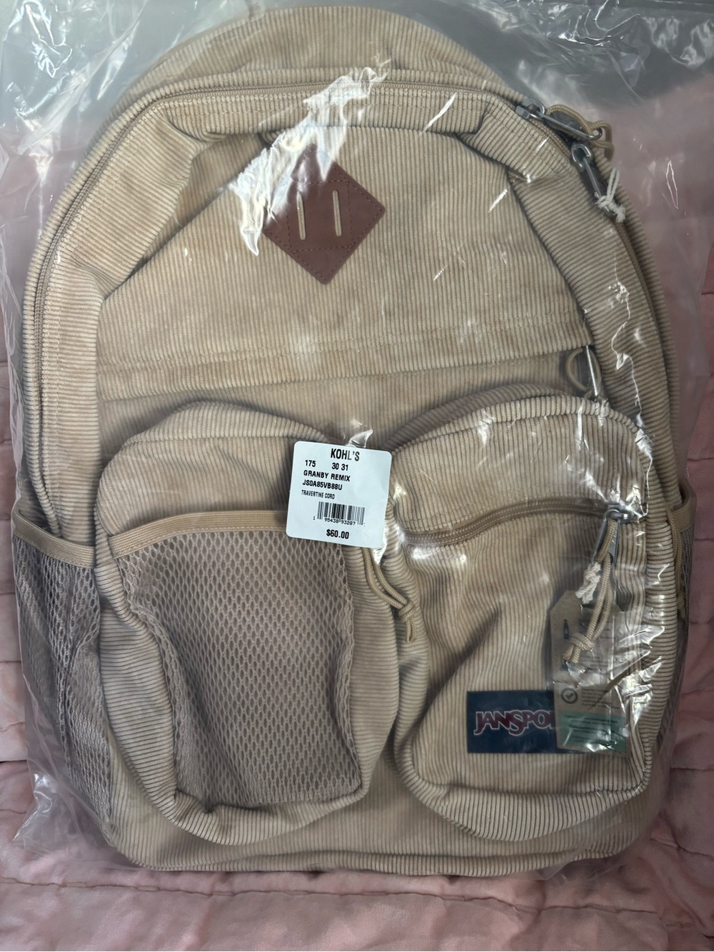 Jansport Granby Remix Corduroy Backpack